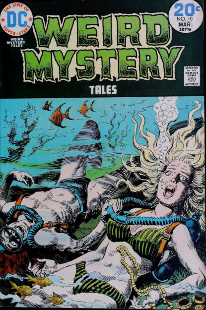 Couverture de WEIRD MYSTERY TALES (1972) #10 - par Luis Dominguez - lecubeacomics.com