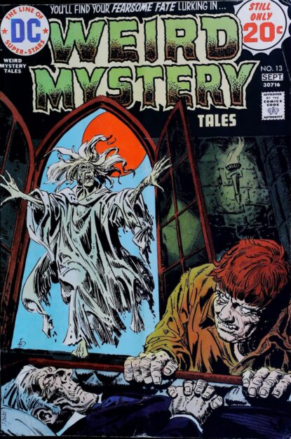 Couverture de WEIRD MYSTERY TALES (1972) #13 - par Luis Dominguez - lecubeacomics.com