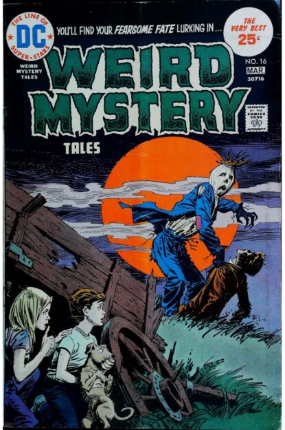 Couverture de WEIRD MYSTERY TALES (1972) #16 - par Luis Dominguez - lecubeacomics.com