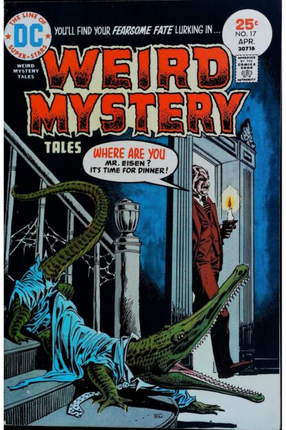 Couverture de WEIRD MYSTERY TALES (1972) #17 - par Ernie Chan - lecubeacomics.com