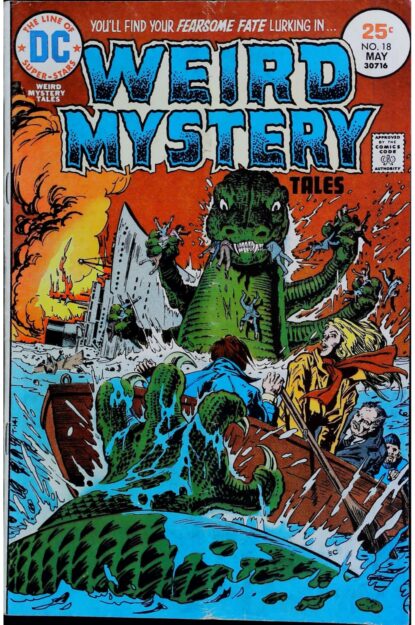Couverture de WEIRD MYSTERY TALES (1972) #18 - par Ernie Chan - lecubeacomics.com