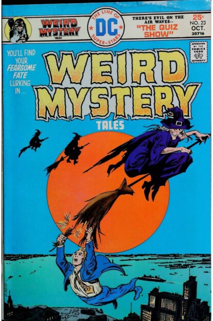 Couverture de WEIRD MYSTERY TALES (1972) #23 - par Ernie Chan - lecubeacomics.com