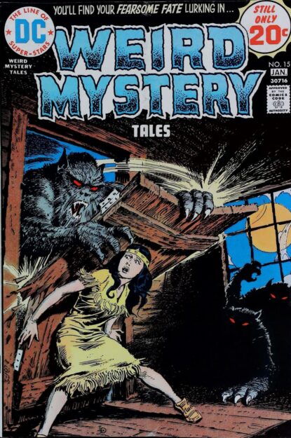Couverture de WEIRD MYSTERY TALES (1972) #15 - par Luis Dominguez - lecubeacomics.com