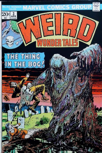 Couverture de WEIRD WONDER TALES (1973) #3 - par  - lecubeacomics.com