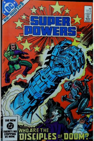 Couverture de SUPER POWERS (1984) COMPLETE SET #1-5 - par Jack Kirby - lecubeacomics.com
