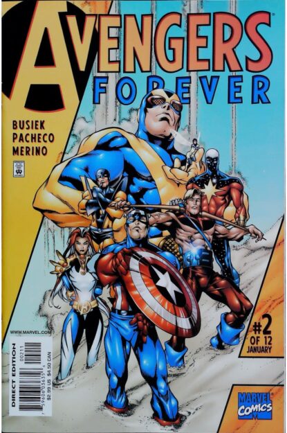 Couverture de AVENGERS FOREVER (1998) COMPLETE SET #1-12 - par Carlos Pacheco - lecubeacomics.com