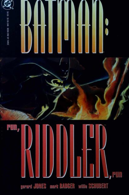 Couverture de BATMAN : RUN RIDDLER RUN (1992) COMPLETE SET #1-3 - par Mark Badger - lecubeacomics.com