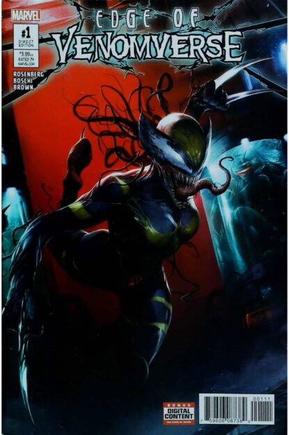 Couverture de VENOM : EDGE OF VENOMVERSE (2017) COMPLETE SET #1-5 - par Francesco Mattina - lecubeacomics.com