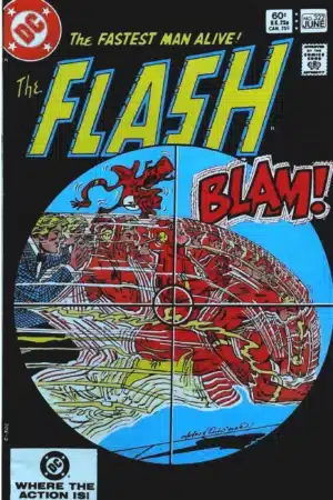 Couverture de FLASH (1959) #322 - par Carmine Infantino - lecubeacomics.com