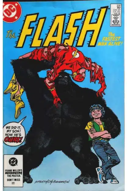 Couverture de FLASH (1959) #330 - par Carmine Infantino - lecubeacomics.com