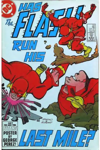 Couverture de FLASH (1959) #331 - par Carmine Infantino - lecubeacomics.com