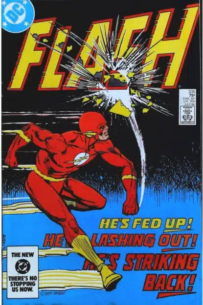 Couverture de FLASH (1959) #335 - par Carmine Infantino - lecubeacomics.com