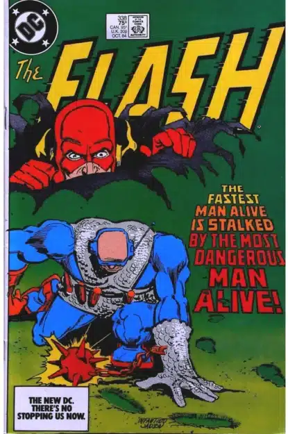 Couverture de FLASH (1959) #338 - par Carmine Infantino - lecubeacomics.com