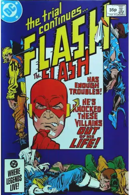 Couverture de FLASH (1959) #342 - par Carmine Infantino - lecubeacomics.com