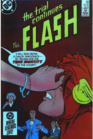 Couverture de FLASH (1959) #345 - par Carmine Infantino - lecubeacomics.com