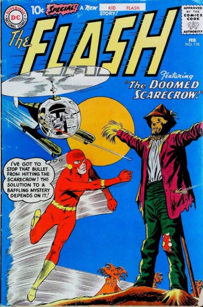 Couverture de FLASH (1959) #118 - par Carmine Infantino - lecubeacomics.com