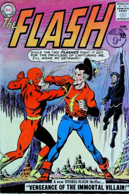 Couverture de FLASH (1959) #137 - par Carmine Infantino - lecubeacomics.com