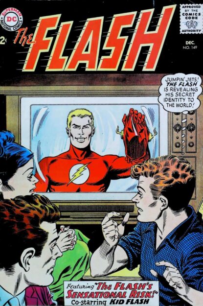 Couverture de FLASH (1959) #149 - par Carmine Infantino - lecubeacomics.com