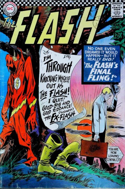 Couverture de FLASH (1959) #159 - par Carmine Infantino - lecubeacomics.com