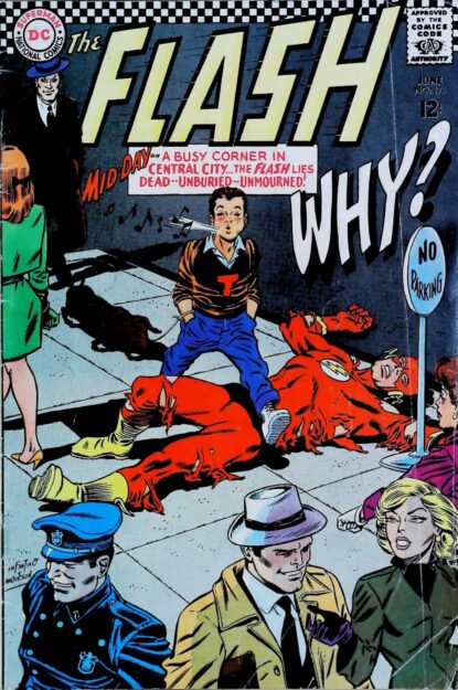 Couverture de FLASH (1959) #171 - par Carmine Infantino - lecubeacomics.com