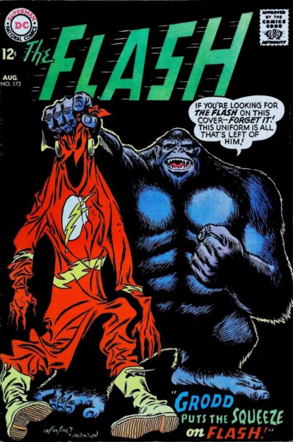 Couverture de FLASH (1959) #172 - par Carmine Infantino - lecubeacomics.com
