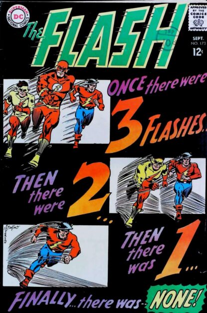 Couverture de FLASH (1959) #173 - par Carmine Infantino - lecubeacomics.com