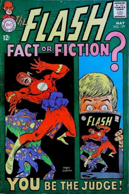 Couverture de FLASH (1959) #179 - par Ross Andru - lecubeacomics.com