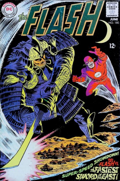 Couverture de FLASH (1959) #180 - par Ross Andru - lecubeacomics.com
