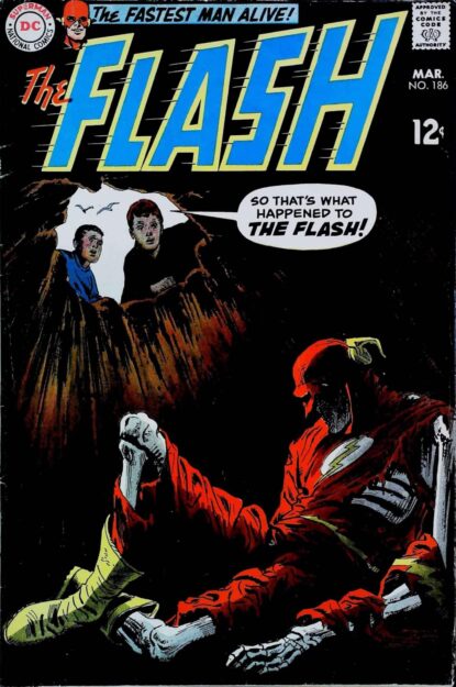 Couverture de FLASH (1959) #186 - par Ross Andru - lecubeacomics.com