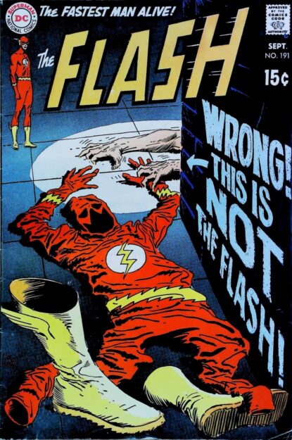 Couverture de FLASH (1959) #191 - par Joe Kubert - lecubeacomics.com