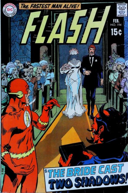 Couverture de FLASH (1959) #194 - par Neal Adams - lecubeacomics.com