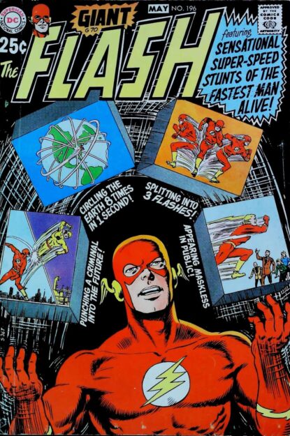 Couverture de FLASH (1959) #196 - par Murphy Anderson - lecubeacomics.com