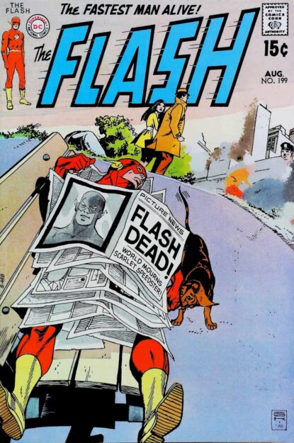Couverture de FLASH (1959) #199 - par Gil Kane - lecubeacomics.com