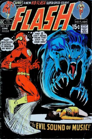 Couverture de FLASH (1959) #207 - par Neal Adams - lecubeacomics.com