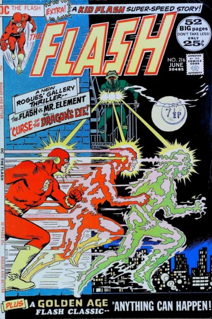 Couverture de FLASH (1959) #216 - par Nick Cardy - lecubeacomics.com