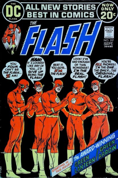 Couverture de FLASH (1959) #217 - par Nick Cardy - lecubeacomics.com