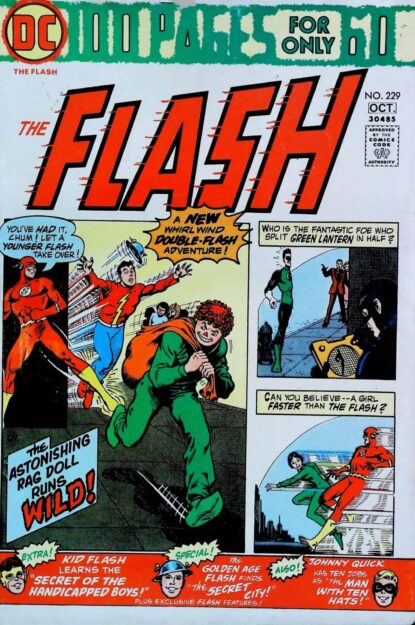 Couverture de FLASH (1959) #229 - par Nick Cardy - lecubeacomics.com