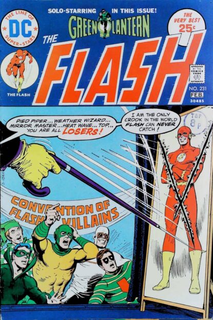 Couverture de FLASH (1959) #231 - par Nick Cardy - lecubeacomics.com