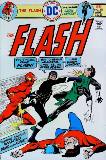 Couverture de FLASH (1959) #235 - par Dick Giordano - lecubeacomics.com