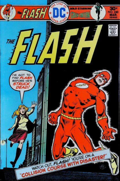 Couverture de FLASH (1959) #240 - par Ernie Chan - lecubeacomics.com