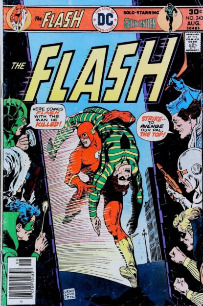 Couverture de FLASH (1959) #243 - par Ernie Chan - lecubeacomics.com