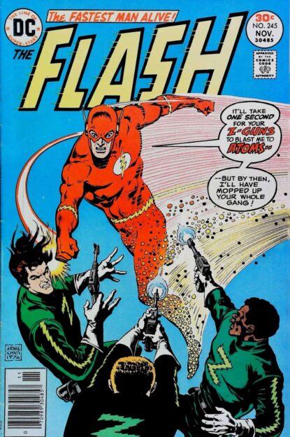 Couverture de FLASH (1959) #245 - par Ernie Chan - lecubeacomics.com