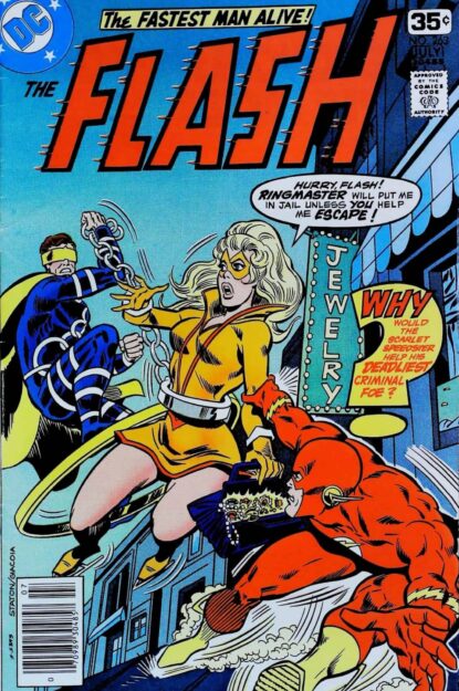 Couverture de FLASH (1959) #263 - par Joe Staton - lecubeacomics.com