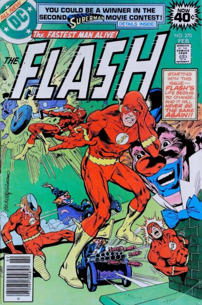 Couverture de FLASH (1959) #270 - par Rich Buckler - lecubeacomics.com