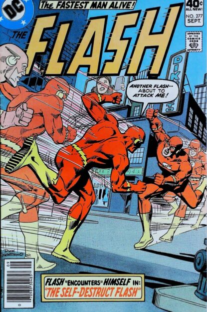 Couverture de FLASH (1959) #277 - par Dick Giordano - lecubeacomics.com