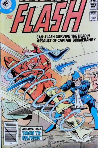 Couverture de FLASH (1959) #278 - par Dick Giordano - lecubeacomics.com