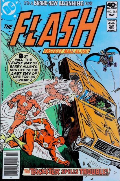 Couverture de FLASH (1959) #285 - par Don Heck - lecubeacomics.com