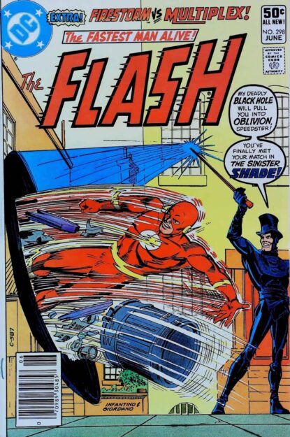Couverture de FLASH (1959) #298 - par Carmine Infantino - lecubeacomics.com