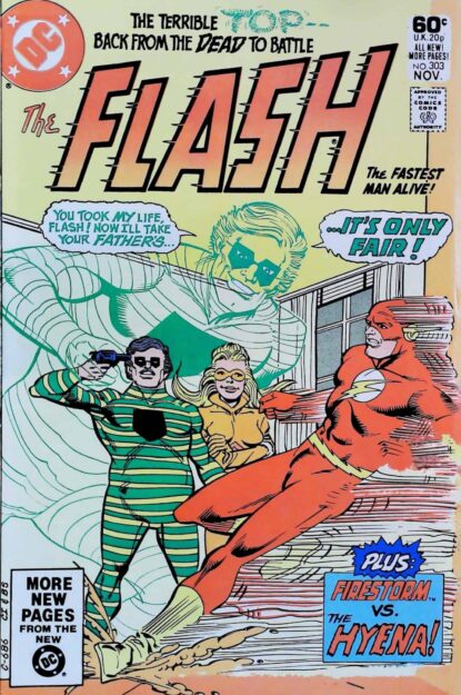 Couverture de FLASH (1959) #303 - par Carmine Infantino - lecubeacomics.com