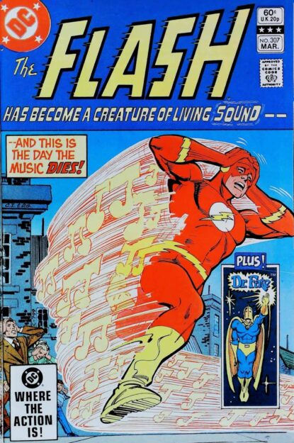 Couverture de FLASH (1959) #307 - par Carmine Infantino - lecubeacomics.com